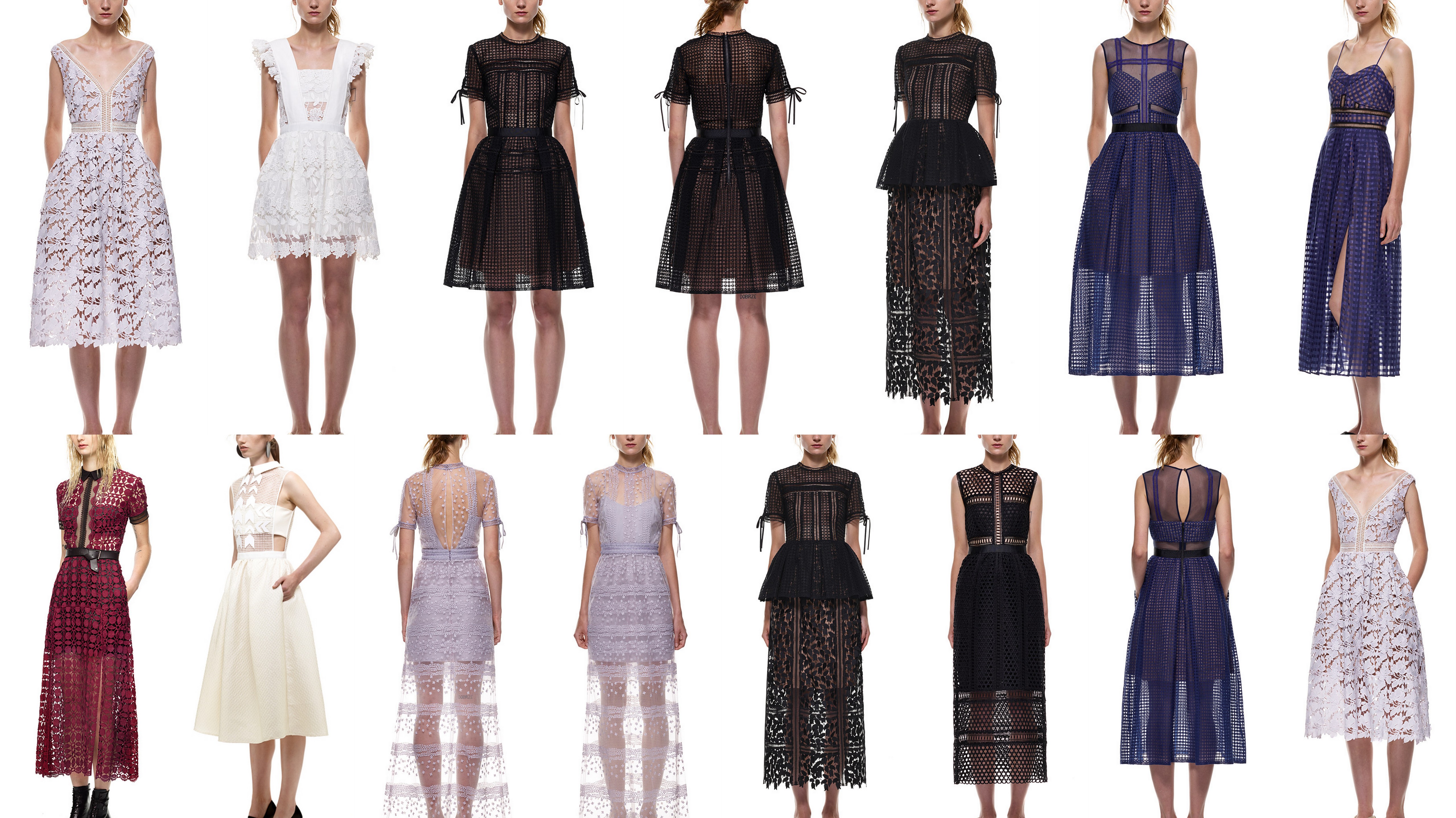 arabella lace midi dress
